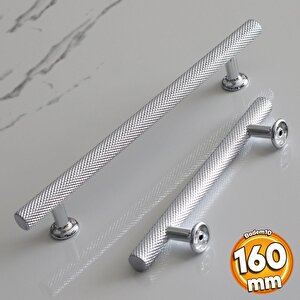 Doruk Kulp Mobilya Mutfak Dolabı Çekmece Dolap Kapak Kulpları Kulbu Kulpu Krom Renk 160 Mm Metal