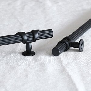 Emir 96 Mm Siyah Metal Kulp Mobilya Çekmece Mutfak Dolabı Dolap Kulpları Kapak Kulbu Kulpu