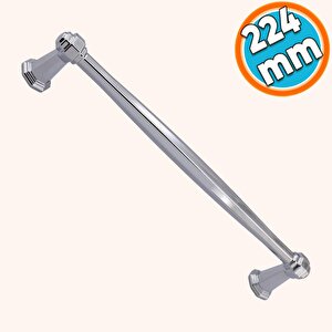 Mobilya Mutfak Dolabı Çekmece Dolap Kapak Kulbu Kulpu Metal 224 Mm Krom Kulp