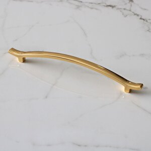 Merve (160 Mm-16 Cm) Gold Altın Metal Kulp Çekmece Mobilya Mutfak Dolap Kulpları Dolabı Kulbu Kulpu