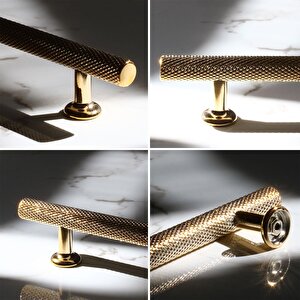Doruk Kulp Mutfak Mobilya Dolabı Çekmece Dolap Kulpları Kapak Kulbu Kulpu Altın Gold 160 Mm Metal