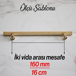 Doruk Kulp Mutfak Mobilya Dolabı Çekmece Dolap Kulpları Kapak Kulbu Kulpu Altın Gold 160 Mm Metal
