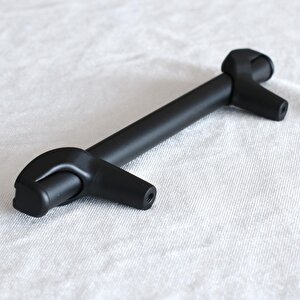 Prade 96 Mm Mat Siyah Metal Kulp Çekmece Mobilya Mutfak Kapak Dolap Kulpları Dolabı Kulbu Kulpu
