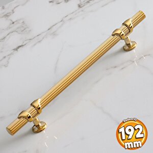 Emir 192 Mm Gold Altın Metal Kulp Çekmece Mobilya Mutfak Dolap Kulpu Dolabı Kapak Kulpları Kulbu