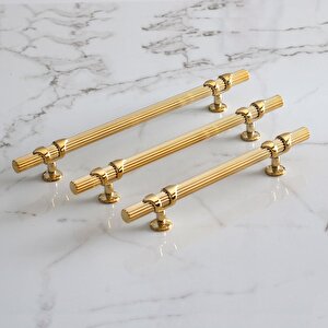 Emir 192 Mm Gold Altın Metal Kulp Çekmece Mobilya Mutfak Dolap Kulpu Dolabı Kapak Kulpları Kulbu