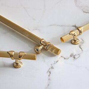 Emir 192 Mm Gold Altın Metal Kulp Çekmece Mobilya Mutfak Dolap Kulpu Dolabı Kapak Kulpları Kulbu