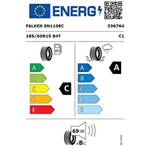 185/60 R15 Tl 84t Sincera Sn110 Ecorun Yaz Lastiği (üretim Tarihi:2024)