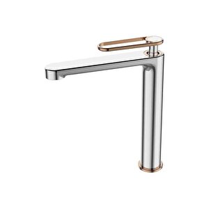 Zeta Çanak Ti̇pi̇ Lavabo Bataryasi (krom-parlak Bakir)