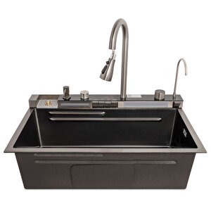 Çok Fonksiyonlu Lavabo, Şelale Evye Dijital Göstergeli Evye Piyano Evye Seti