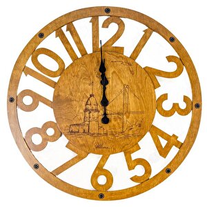 Regal 2681a Ultıma Ahşap Antik 65cm Dekoratif Duvar Saati