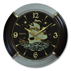 056 Vbg Fosforlu Yelkenli Duvar Saati