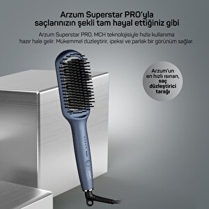 Arzum Ar5082-o Superstar Pro Saç Düzleştirici Fırça- Okyanus