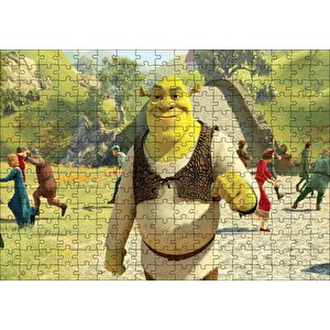 Shrek, Sonsuza Kadar Shre Puzzle Yapboz Mdf Ahşap 255 Parça