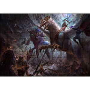 Heroes Of The Storm Oyun Görseli Puzzle Yapboz Mdf Ahşap 120 Parça