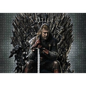 Yüzüklerin Efendisi Sean Fasulyesi Görsel Puzzle Yapboz Mdf Ahşap 1000 Parça