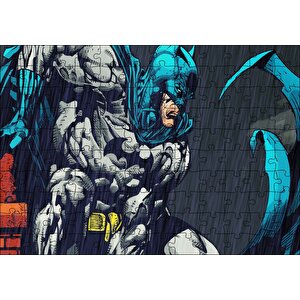 Süper Kahraman Batman Çizgi Roman Görseli Puzzle Yapboz Mdf Ahşap 120 Parça