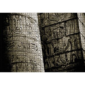Mısır Duvar Yazıtları Puzzle Yapboz Mdf Ahşap 1000 Parça