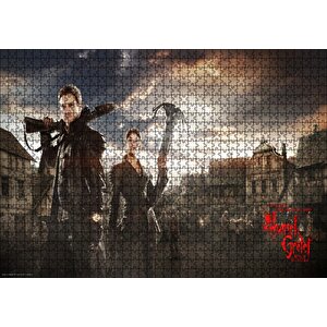 Hansel Ve Gretel Cadı Avcıları Görseli Puzzle Yapboz Mdf Ahşap 1000 Parça