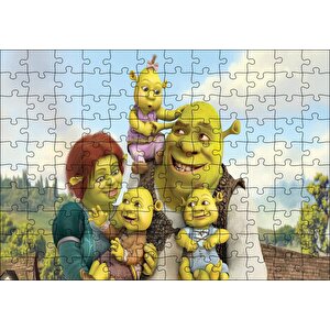 Shrek Sonsuza Kadar Shrek, Puzzle Yapboz Mdf Ahşap 120 Parça
