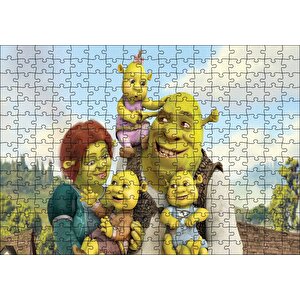 Shrek Sonsuza Kadar Shrek, Puzzle Yapboz Mdf Ahşap 255 Parça