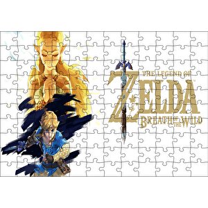 The Legend Of Zelda Breath Of The Wild Görseli Puzzle Yapboz Mdf Ahşap 120 Parça