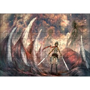 Titan'a Tarihçi Görseli Puzzle Yapboz Mdf Ahşap 120 Parça