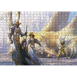 Kudret Ve Sihirli Melek Sanatı Puzzle Yapboz Mdf Ahşap 500 Parça