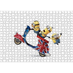 Mutlu Yıllar Minyonlar 2022 Puzzle Yapboz Mdf Ahşap 500 Parça