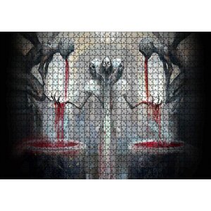 Güneş Tanrısının Kanı Derin Rüya Görseli Puzzle Yapboz Mdf Ahşap 1000 Parça