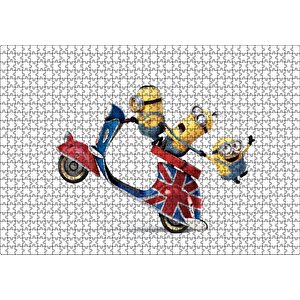 Mutlu Yıllar Minyonlar 2022 Puzzle Yapboz Mdf Ahşap 1000 Parça
