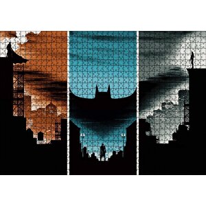 Kara Şövalye Üçlemesi Görseli Puzzle Yapboz Mdf Ahşap 1000 Parça