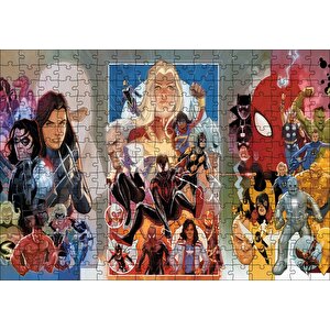 Marvel Avengers Çizgi Romanlar Marvel Comics Banshee Görseli Puzzle Yapboz Mdf Ahşap 255 Parça