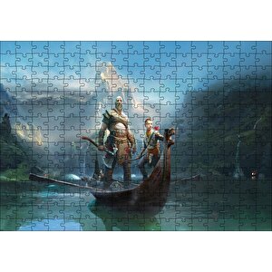Savaş Tanrısı Görseli Puzzle Yapboz Mdf Ahşap 255 Parça