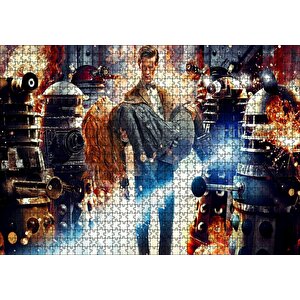 Doctor Who 7. Sezon Görseli Puzzle Yapboz Mdf Ahşap 1000 Parça