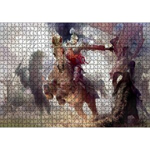 Video Oyunları Might And Magic Kahramanları Görseli Puzzle Yapboz Mdf Ahşap 1000 Parça