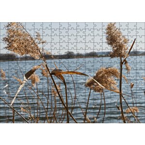 Göl Kıyısında Sazlar Puzzle Yapboz Mdf Ahşap 255 Parça