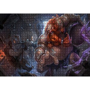 League Of Legends Gragas Görseli Puzzle Yapboz Mdf Ahşap 1000 Parça