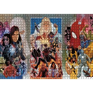 Marvel Avengers Çizgi Romanlar Marvel Comics Banshee Görseli Puzzle Yapboz Mdf Ahşap 1000 Parça