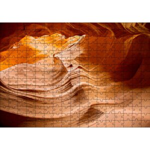 Antilop Kanyonu Kızıl Kumlar Ve Kayalar Puzzle Yapboz Mdf Ahşap 255 Parça