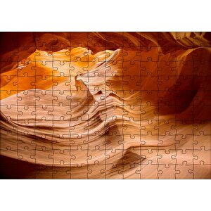 Antilop Kanyonu Kızıl Kumlar Ve Kayalar Puzzle Yapboz Mdf Ahşap 120 Parça