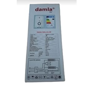 Damla Ideal Elektrıklı Şohben  Sıgorta Ve Kutusu Ve Dahıl 2 Yıl Garantili