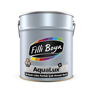 Fi̇lli̇ Boya Aqua Lux Su Bazlı Lux Parlak Çok Amaçlı Boya 2.5 Lt Kum Beyazı