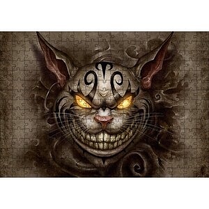Amerikan Mcgee Cheshire Kedisi Görseli Puzzle Yapboz Mdf Ahşap 255 Parça