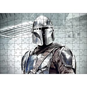 Miğferli Ve Zırhlı Savaşçı Yakın Plan Puzzle Yapboz Mdf Ahşap 120 Parça