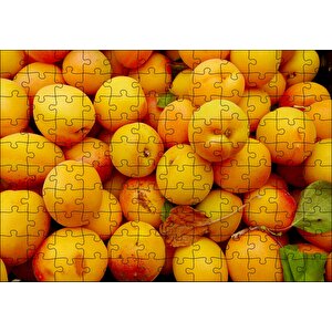Taze Kayısılar Yanaşık Düzen Puzzle Yapboz Mdf Ahşap 120 Parça