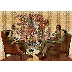 Oyun Konsolunun Hayatımıza Soktukları Puzzle Yapboz Mdf Ahşap 1000 Parça