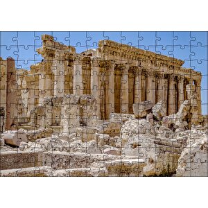 Antik Tapınak Kalıntıları Puzzle Yapboz Mdf Ahşap 120 Parça