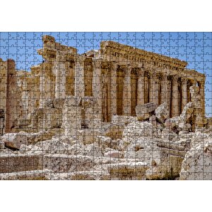 Antik Tapınak Kalıntıları Puzzle Yapboz Mdf Ahşap 500 Parça
