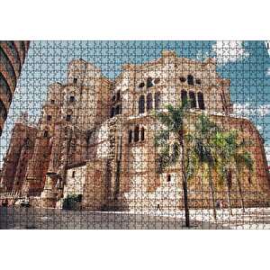 Cakapuzzle İspanya Muhteşem Katedral Ve Gökyüzü Puzzle Yapboz Mdf Ahşap