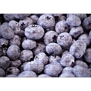 Tozlu Yabanmersini Meyveleri Puzzle Yapboz Mdf Ahşap 120 Parça